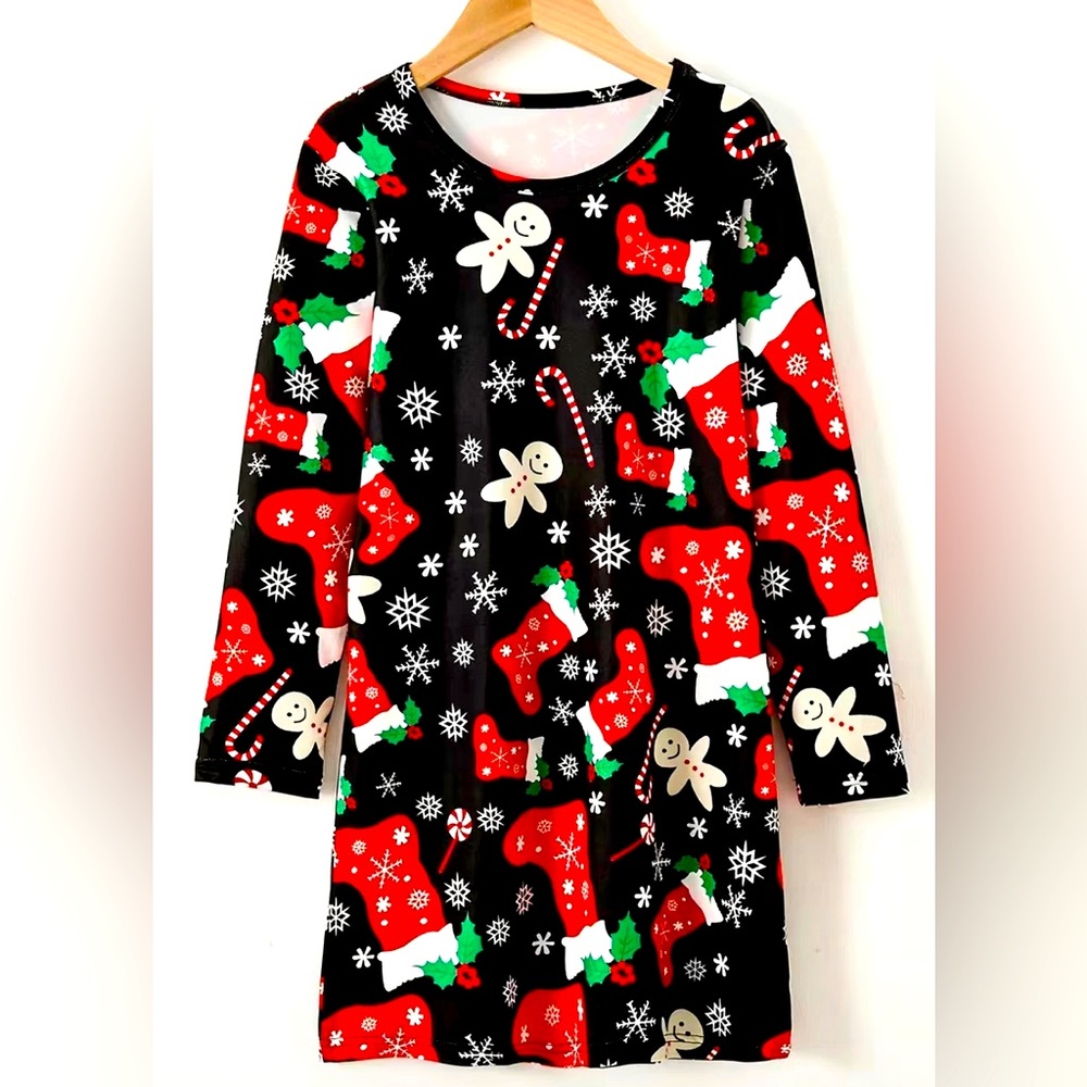 NWT 14T Girls Christmas Dress (Night dress)